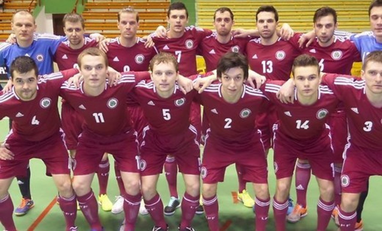 latvija izlase telpu futbols futsal