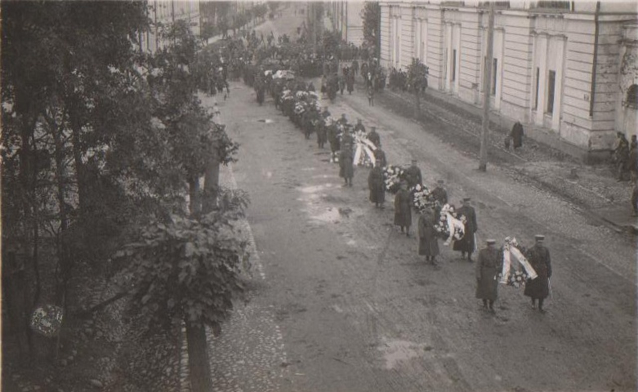 Похоронная процессия, октябрь 1924 года