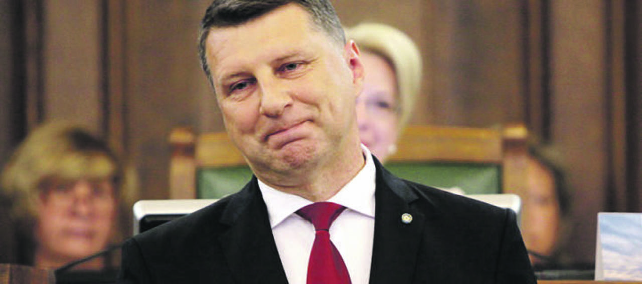 Президент Латвии Раймонд Вейонис