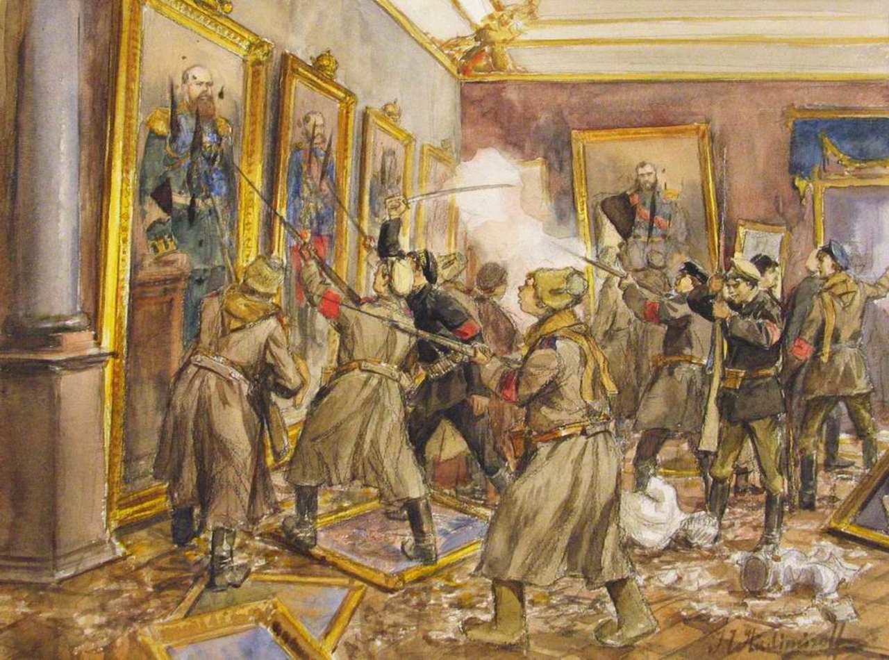 «Взятие Зимнего дворца», 1918