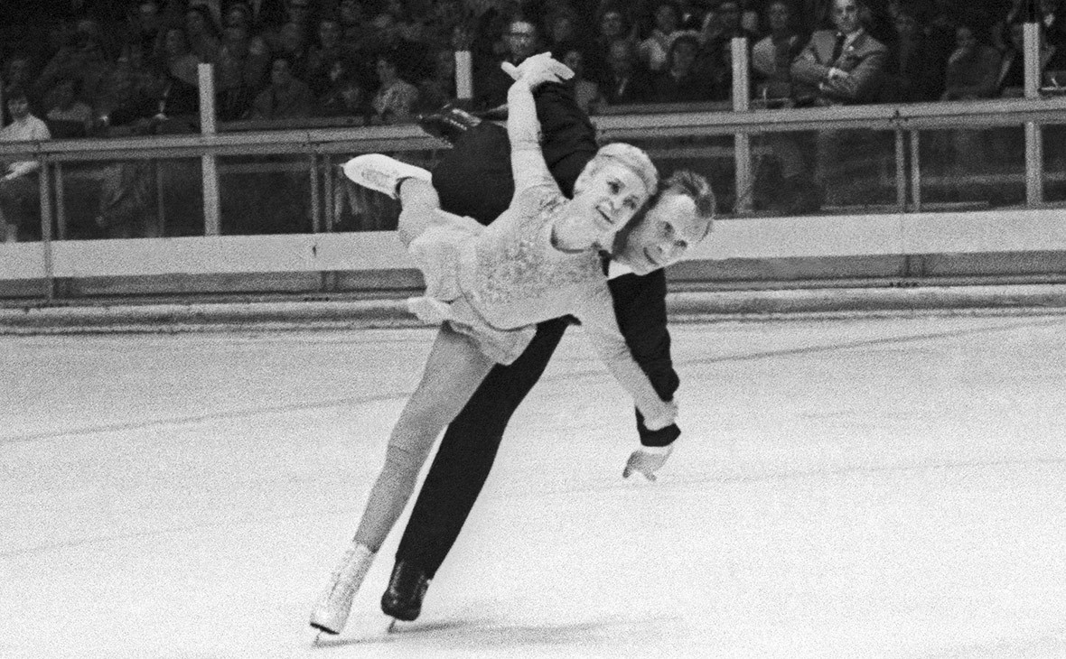 Людмила Белоусова и Олег Протопопов, 1968 год