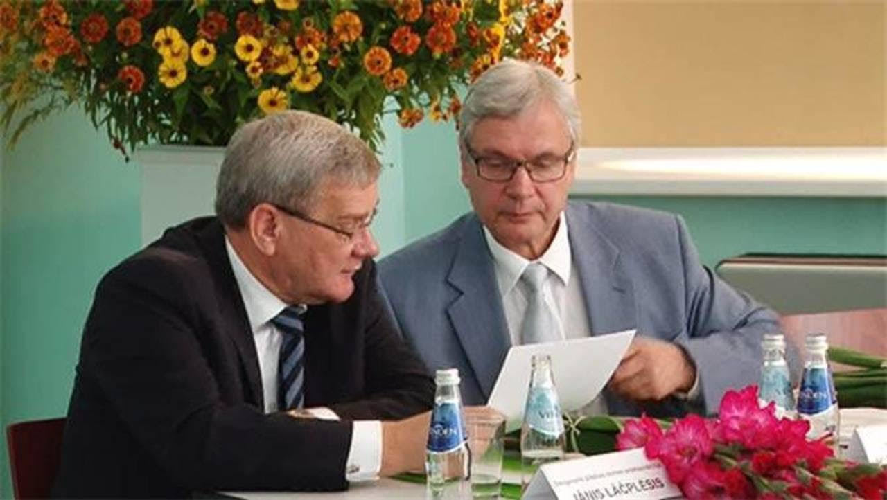 Янис Лачплесис и Карлис Шадурскис