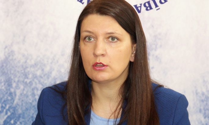Председатель Латвийского профсоюза работников образования и науки Инга Ванага