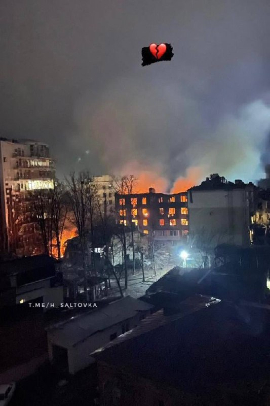 Город Харьков этой ночью