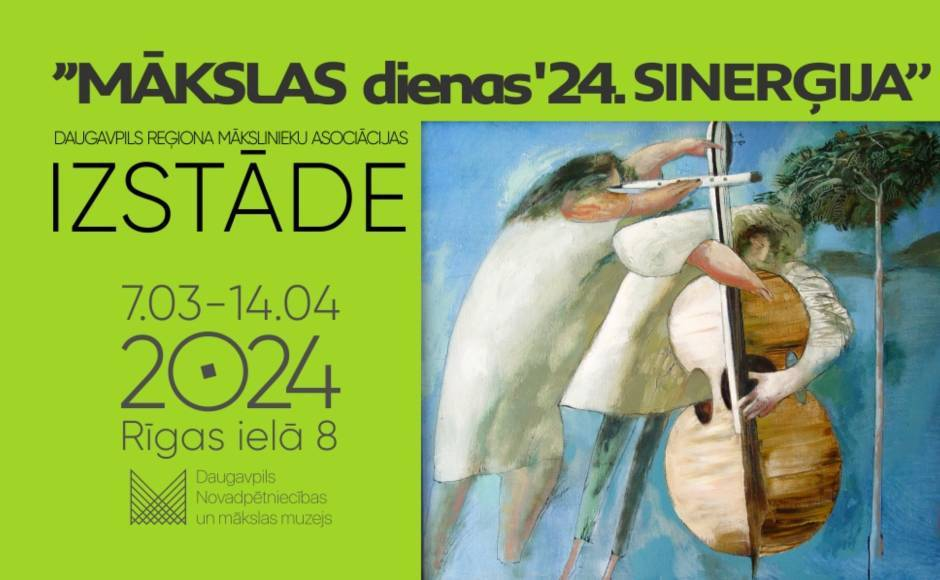 В Даугавпилсском музее откроется выставка «Дни искусства'24. Синергия»