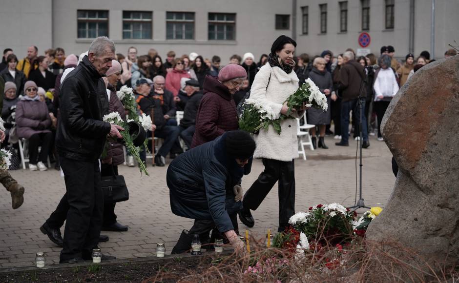 В Даугавпилсе вспоминали жертв коммунистического террора (фото)