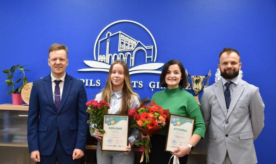 Ученица Даугавпилсской государственной гимназии победила в онлайн-конкурсе Matemātiskais ķēriens