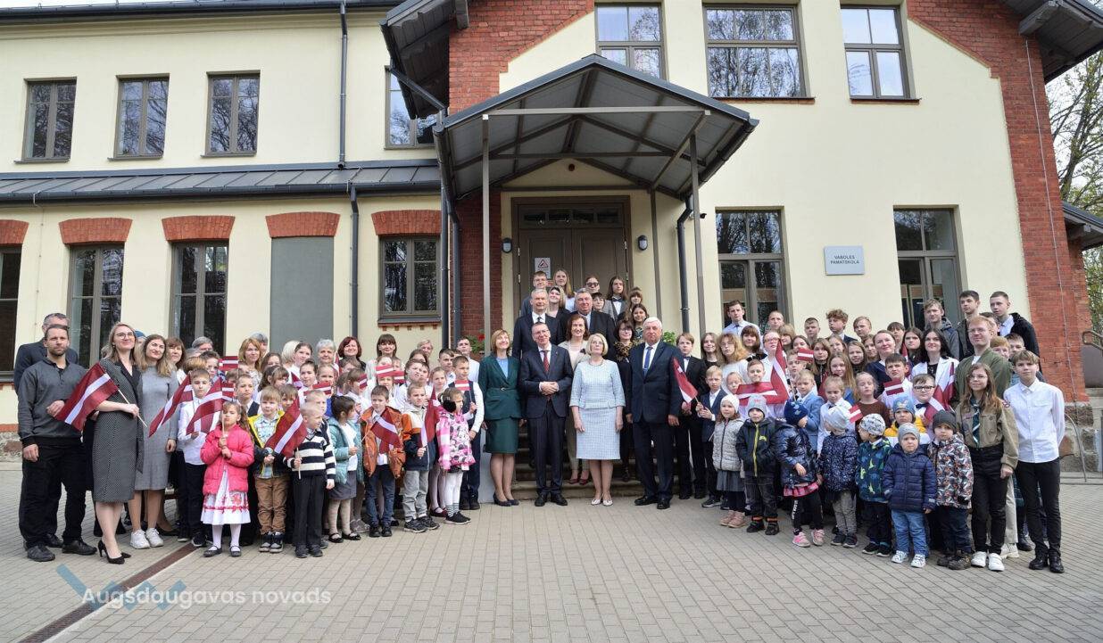 Президент Латвии Эдгар Ринкевич посетил Аугшдаугавский край (фото)