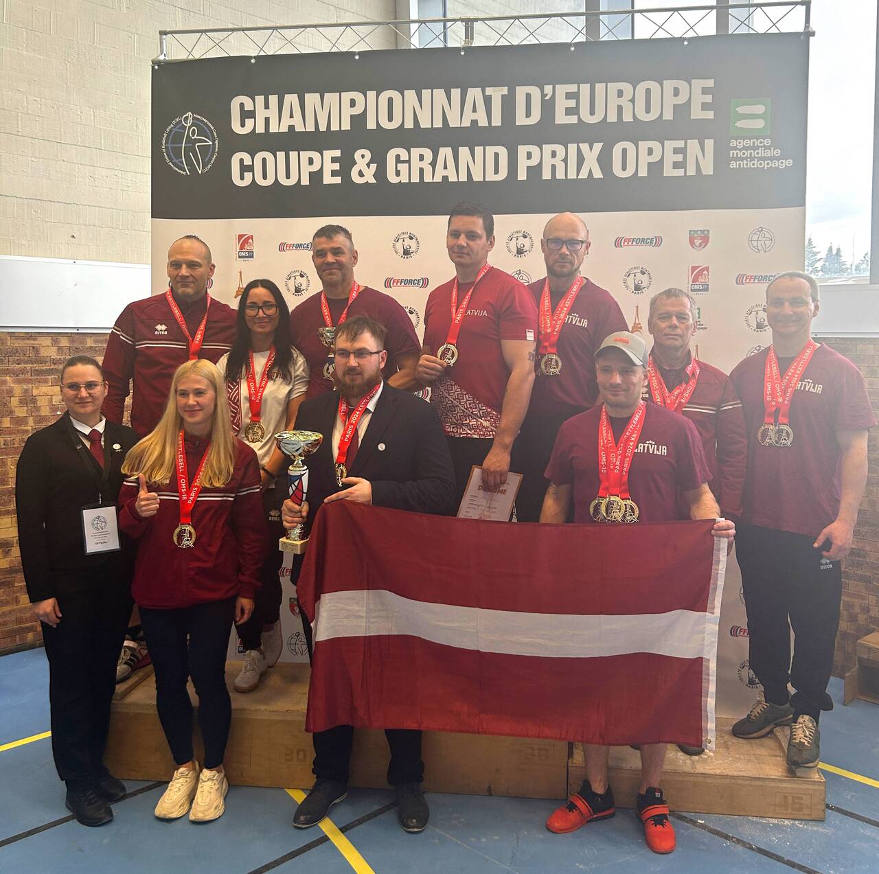 Спортсмены Kettlebell Fit Daugavpils привезли медали с Чемпионата Европы по гиревому спорту