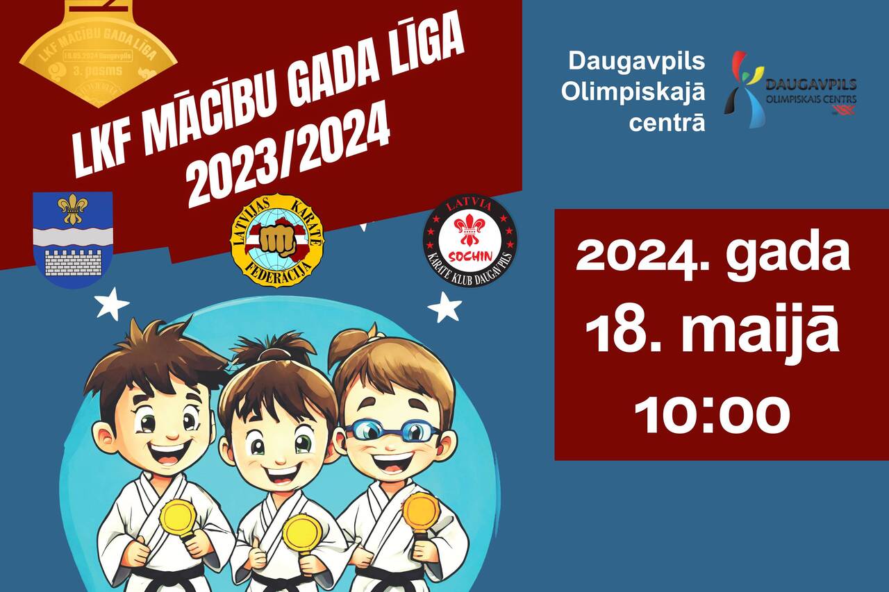 В ДОЦ пройдет третий этап чемпионата по карате Mācību gada LIGA
