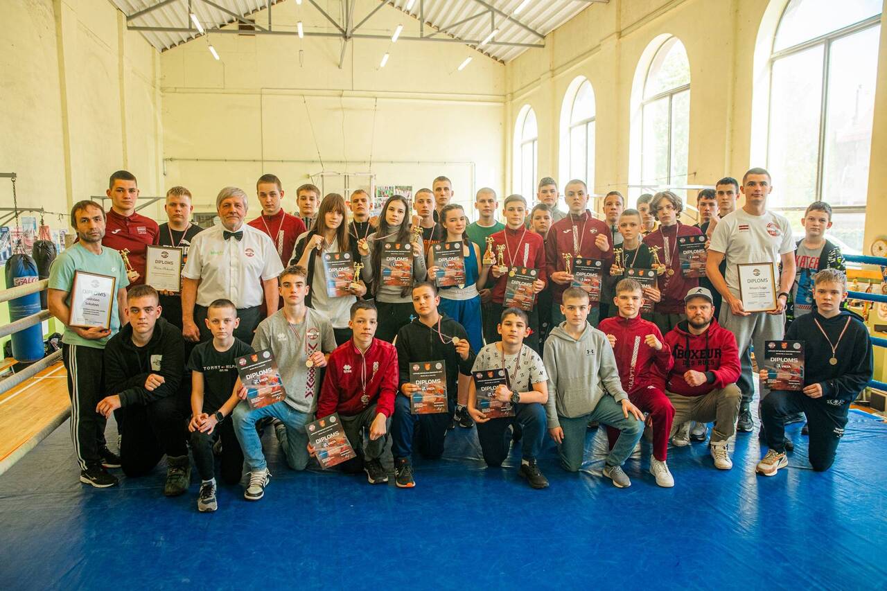Юные боксёры Даугавпилсской спортивной школы вернулись с медалями с Чемпионата Латвии