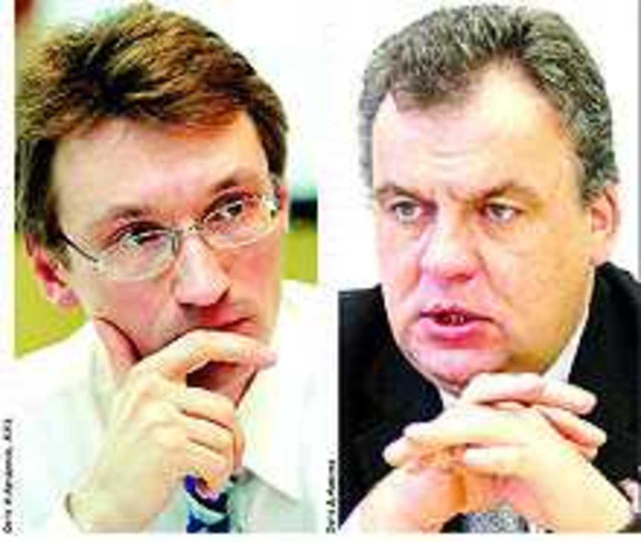 Арнис Кактиньш (слева) и Айгар Фрейманис