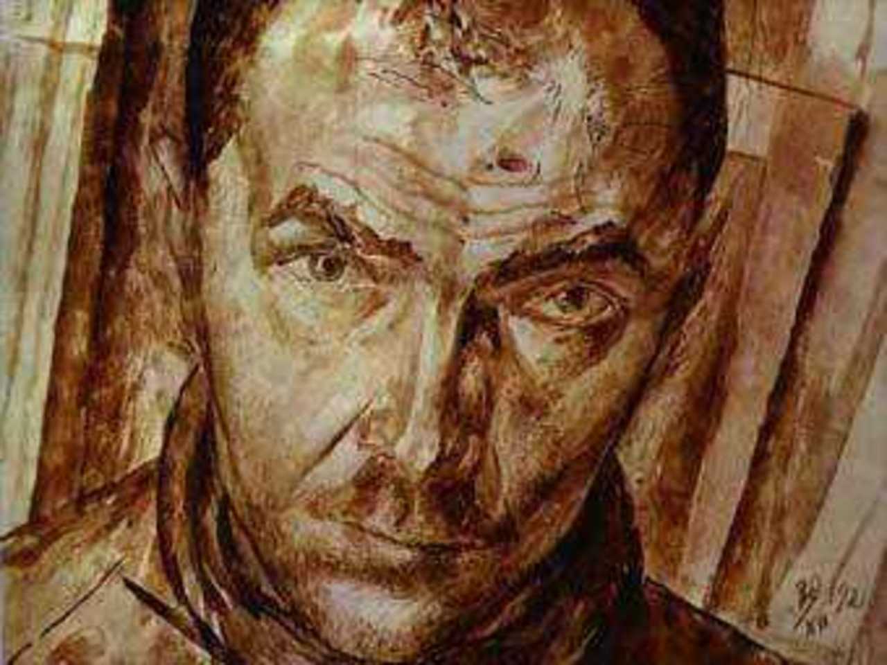 Фрагмент автопортрета Кузьмы Петрова-Водкина (с сайта abcgallery.com)