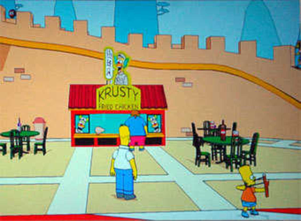 Скриншот игры The Simpsons