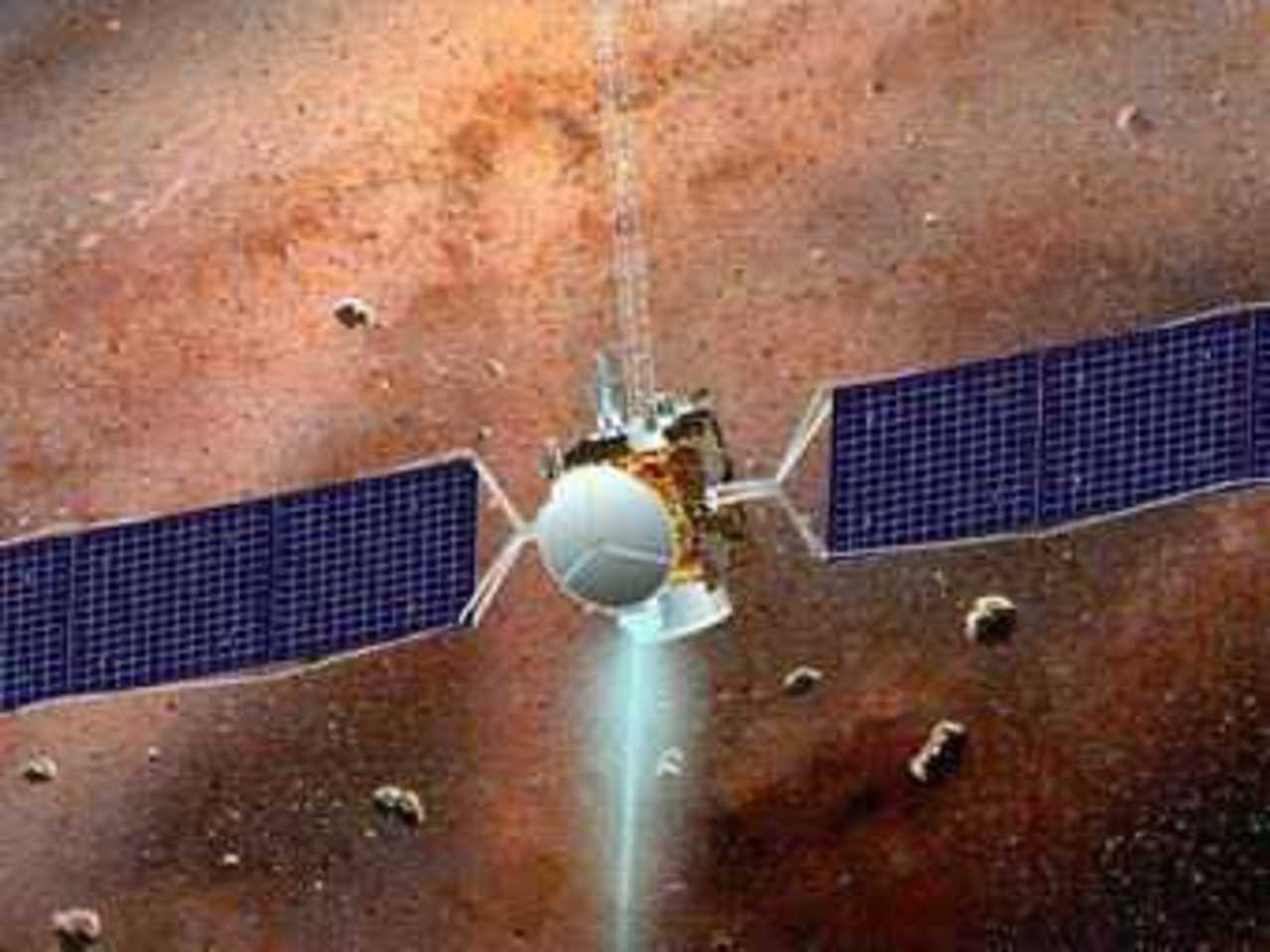 Аппарат Dawn. Компьютерная модель с сайта NASA