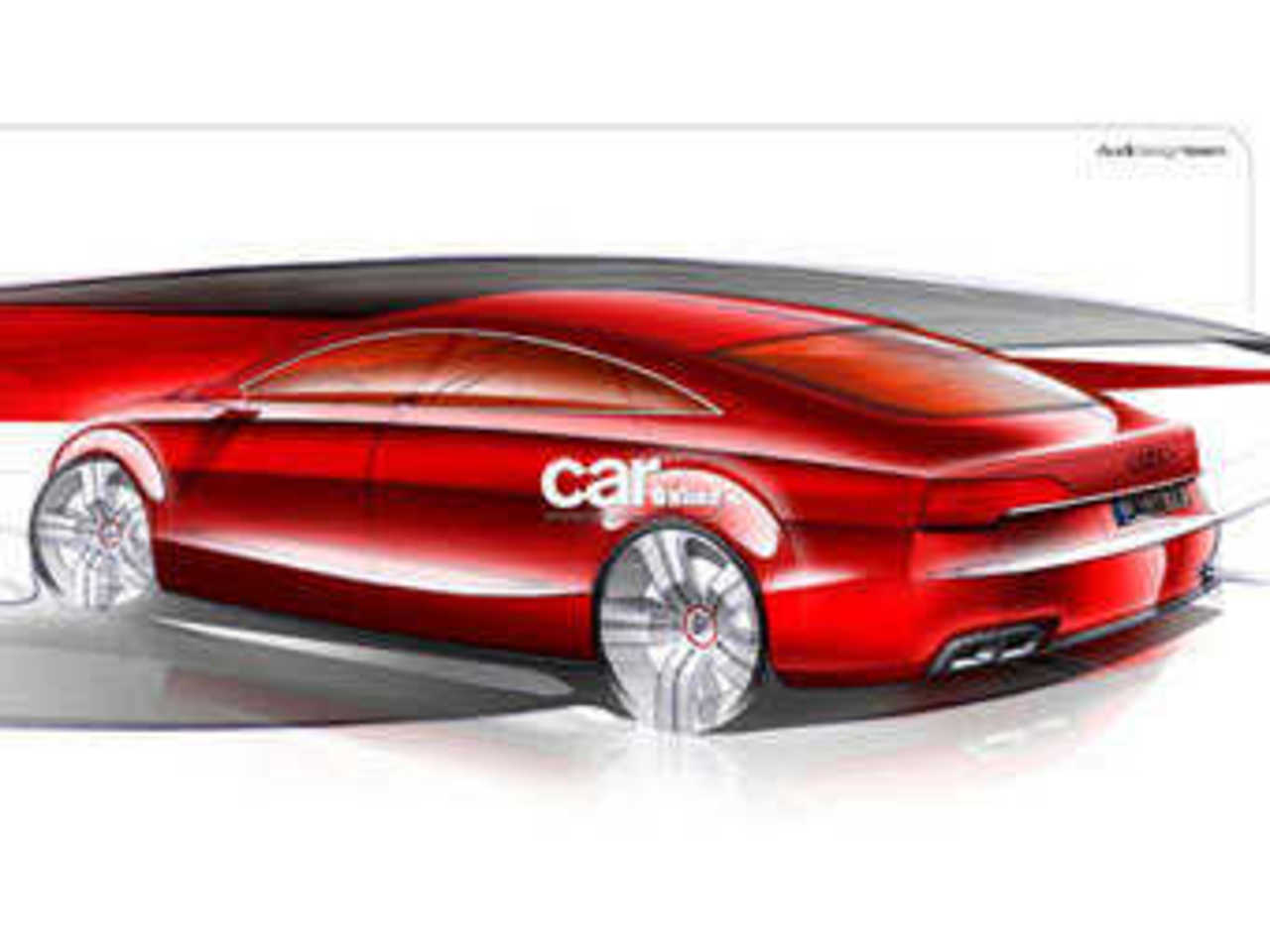Audi A7. Иллюстрация Audi