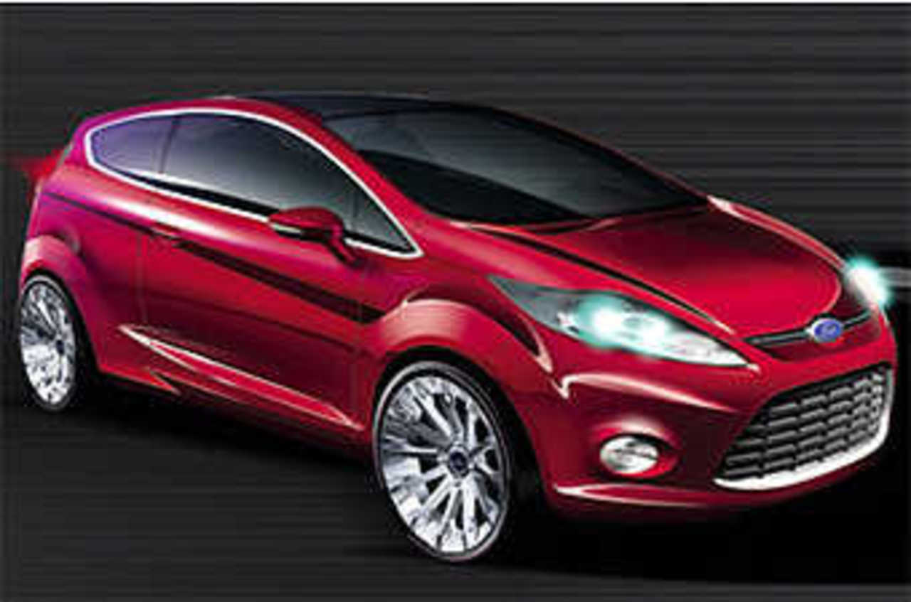 Один из вариантов дизайна новой Ford Fiesta