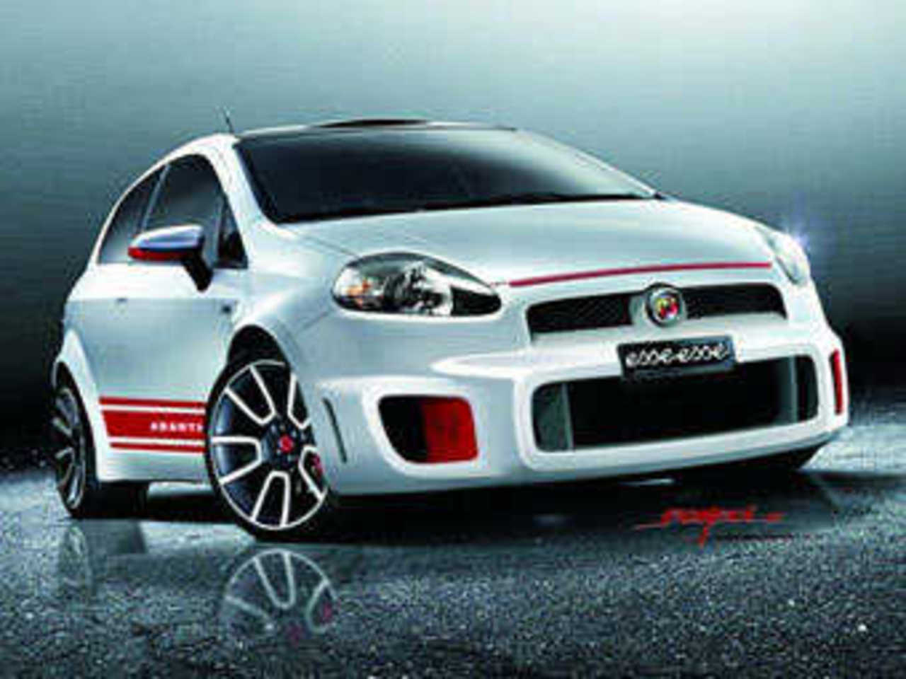 Fiat Grande Punto Abarth SS Concept. Фото Fiat