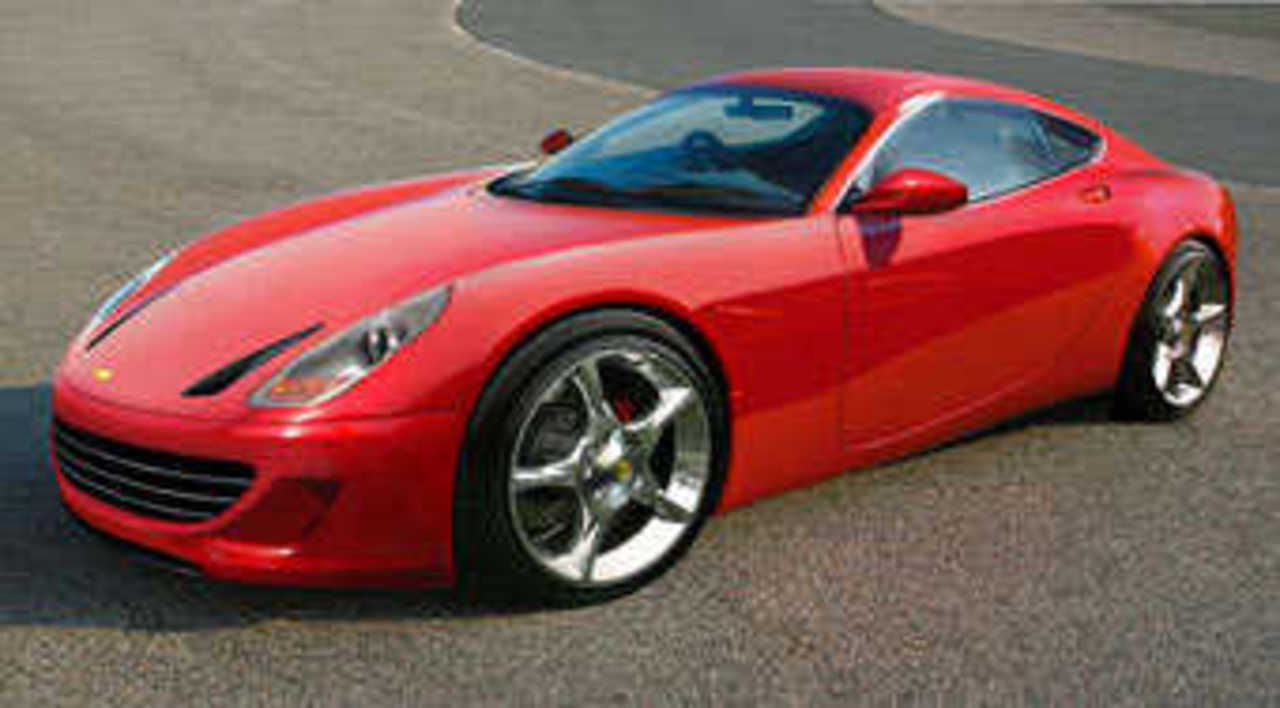 Ferrari Dino. Иллюстрация Car