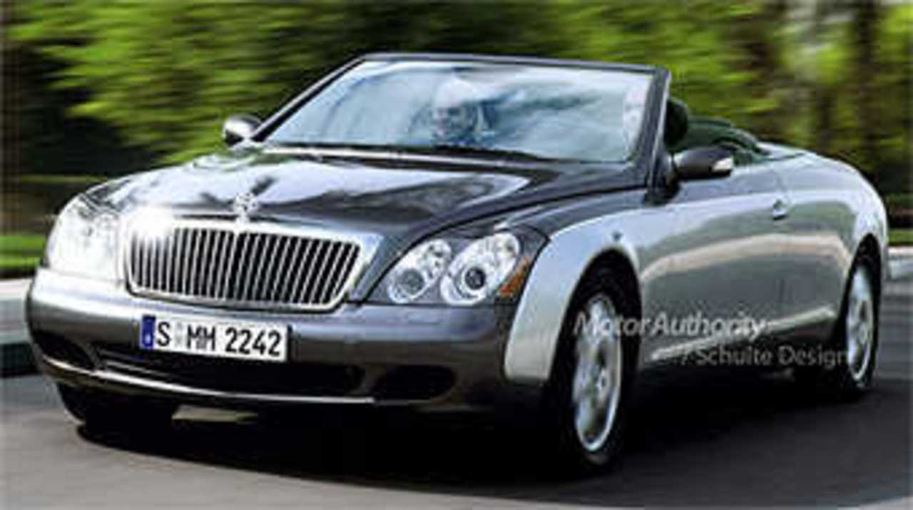 Один из проектов кабриолета Maybach. Иллюстрация MotorAuthority