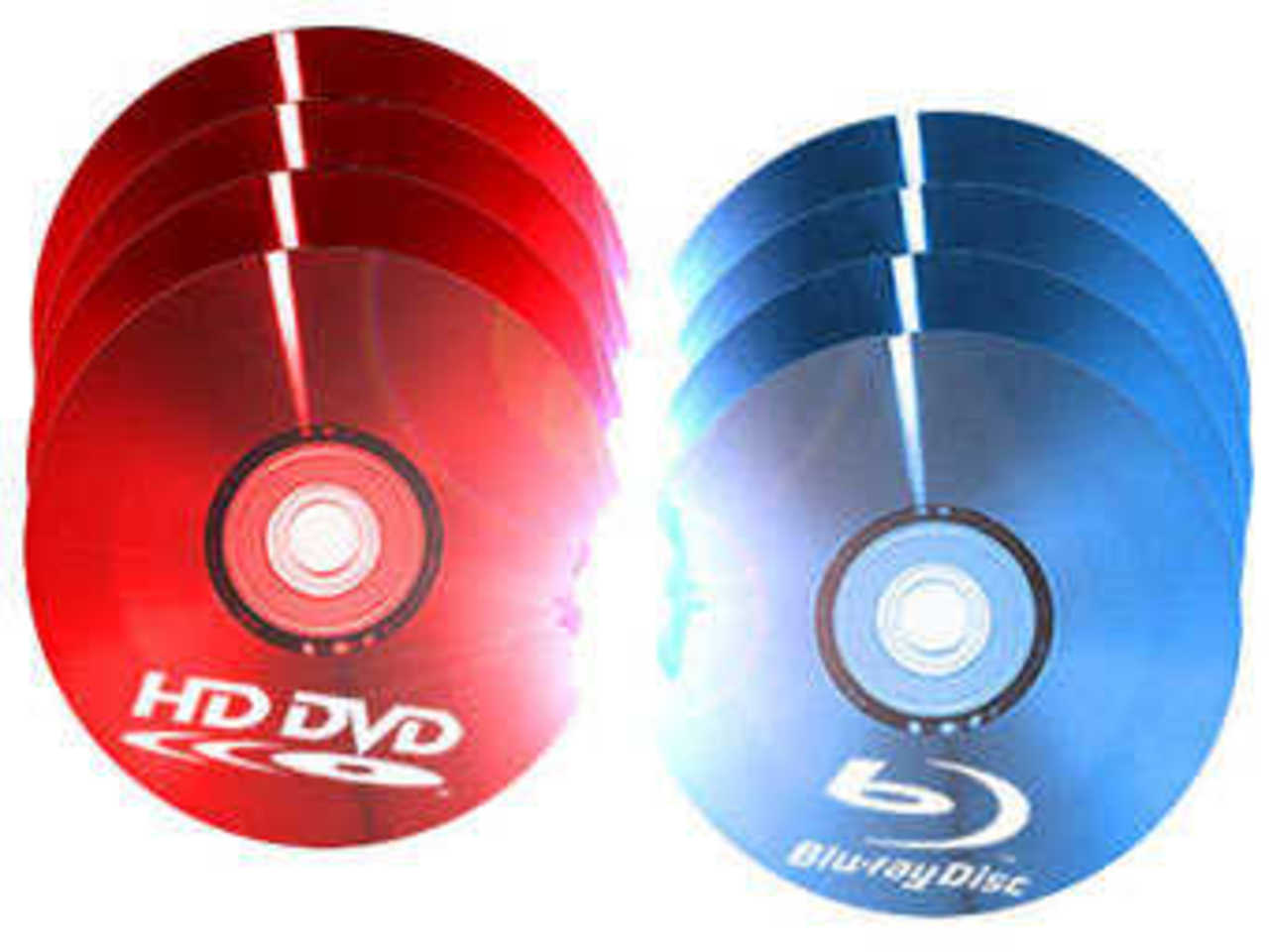Blu-ray и HD-DVD. Изображение с сайта gizmodo.com