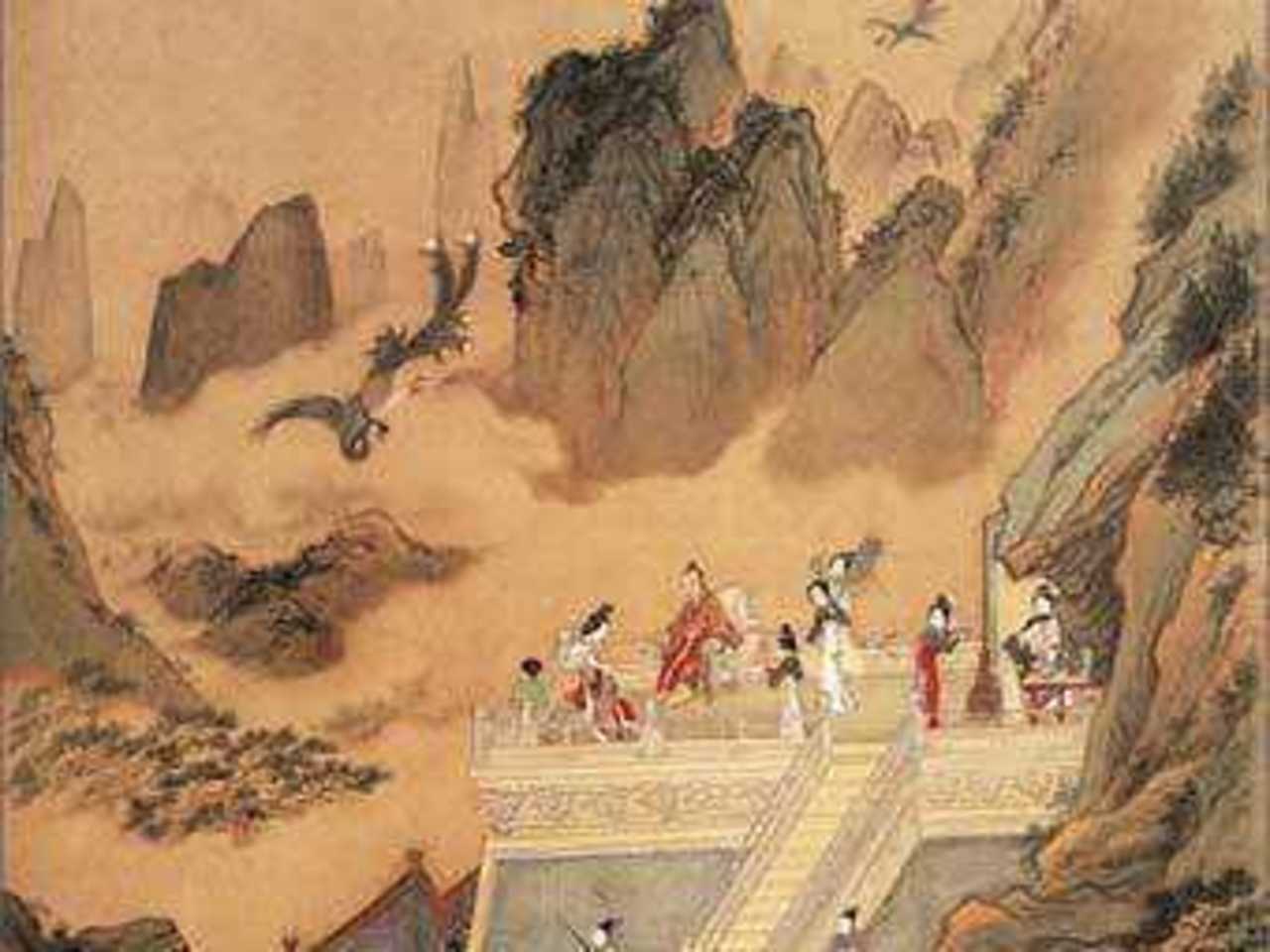 Франмент картины Цю Ина с сайта chinapage.com