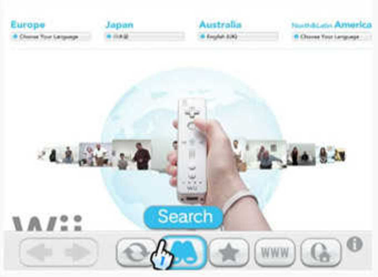 Скриншот Wii Internet Channel