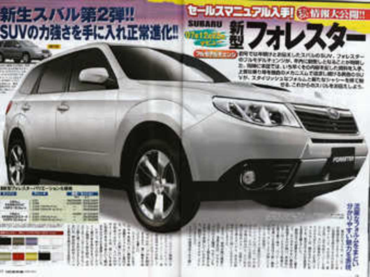 Новое поколение Subaru Forester