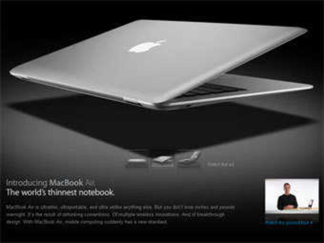 MacBook Air, фото с сайта apple.com