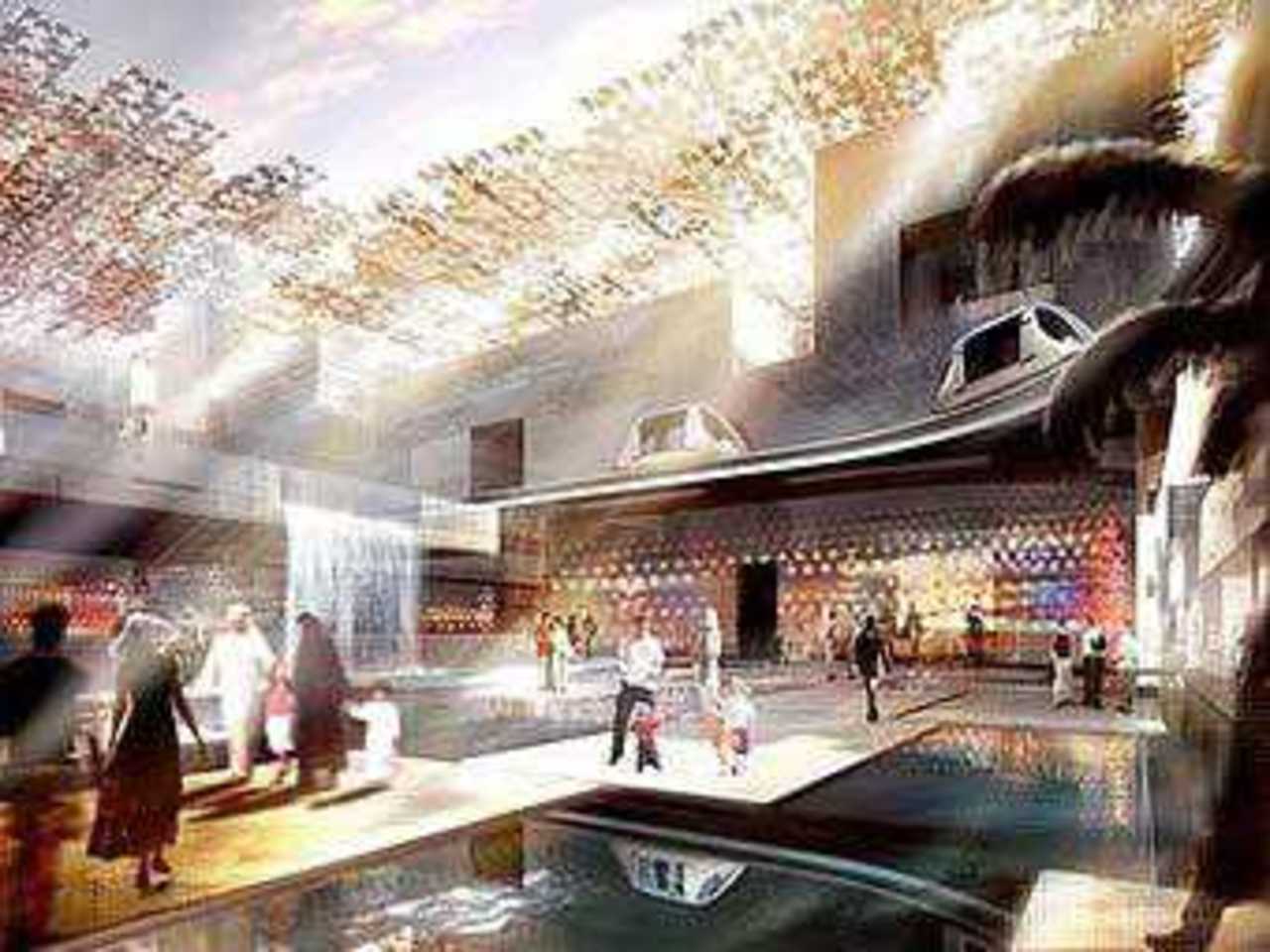 Иллюстрация к проекту эко-города Masdar с сайта fosterandpartners.com
