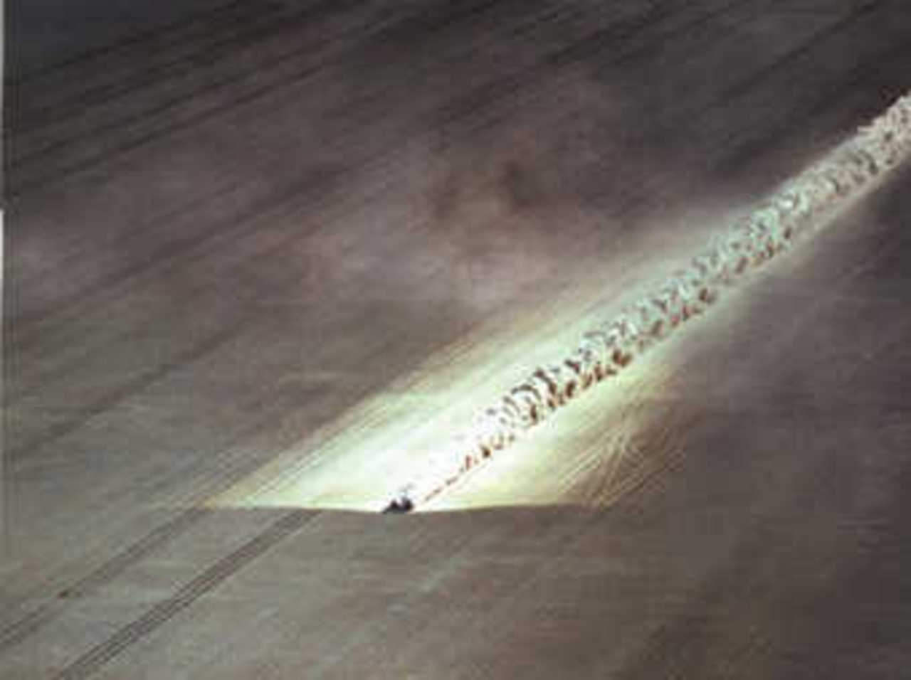 Thrust SSC устанавливает мировой рекорд скорости. Фото с сайта Billzilla.org