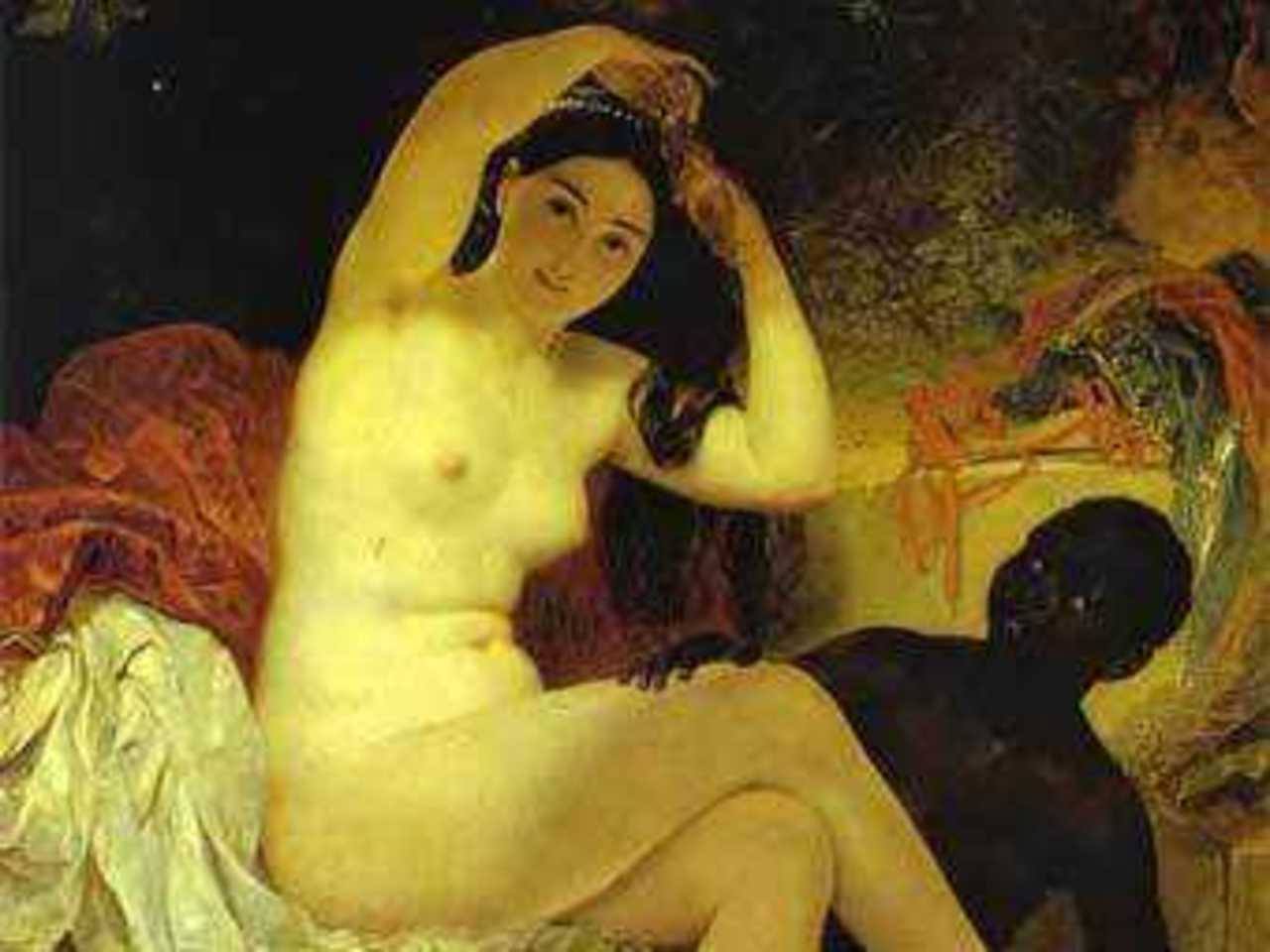 "Вирсавия" кисти Карла Брюллова. Фрагмент репродукции с сайта abcgallery.com