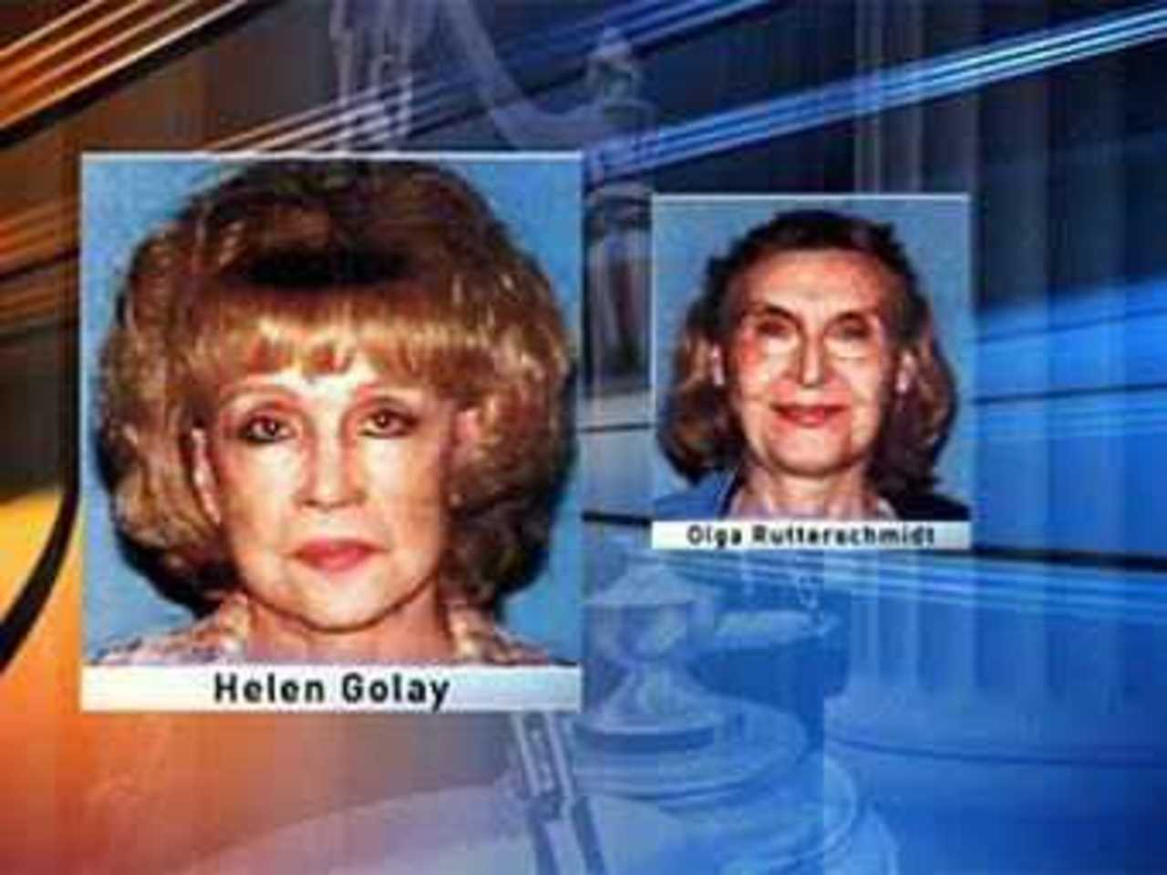 Хелен Гоулей и Ольга Раттершмидт. Кадр телеканала NBC4