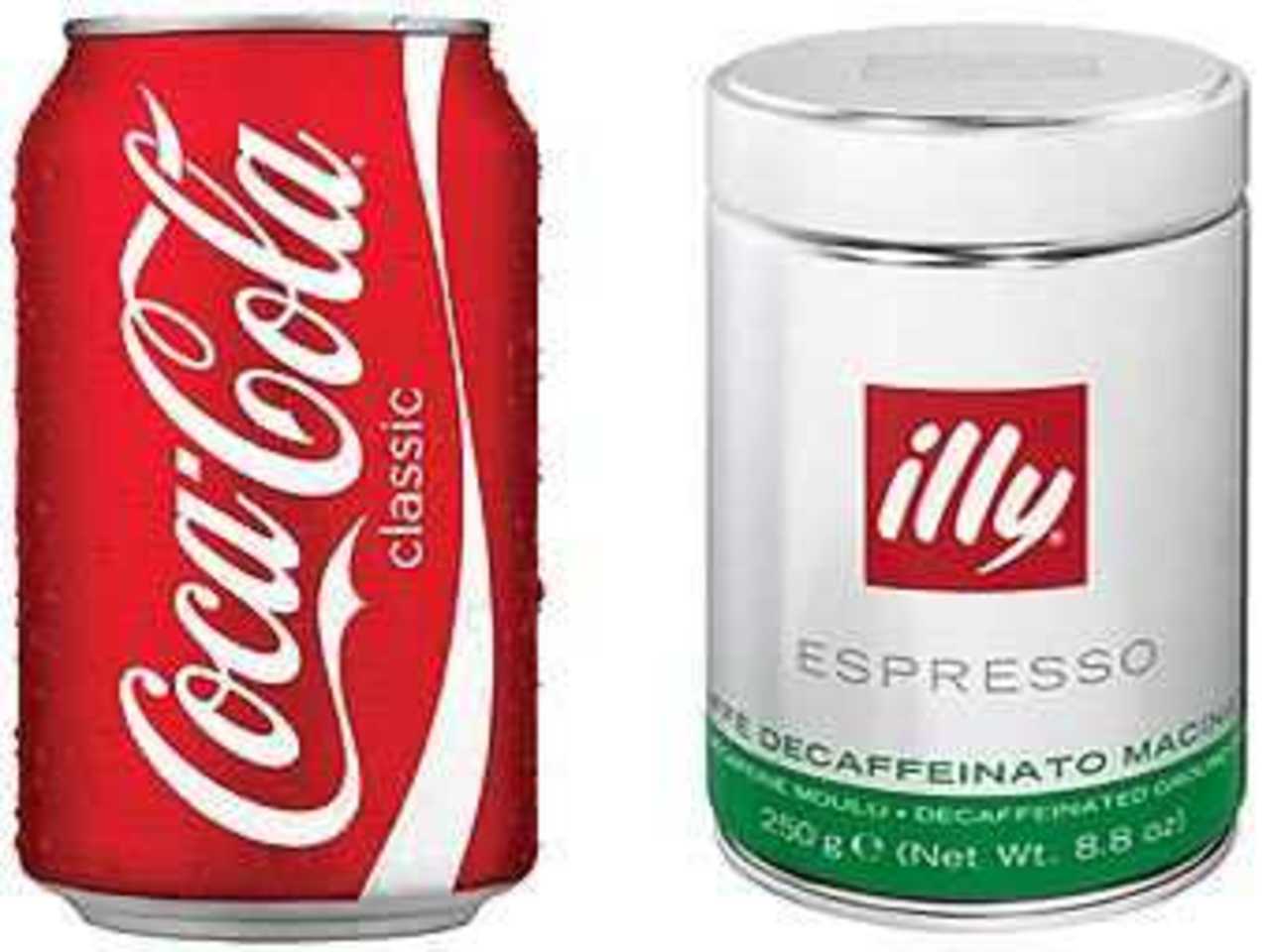 Продукция Coca-Cola и Illy Caffee. Фотографии пресс-служб компаний