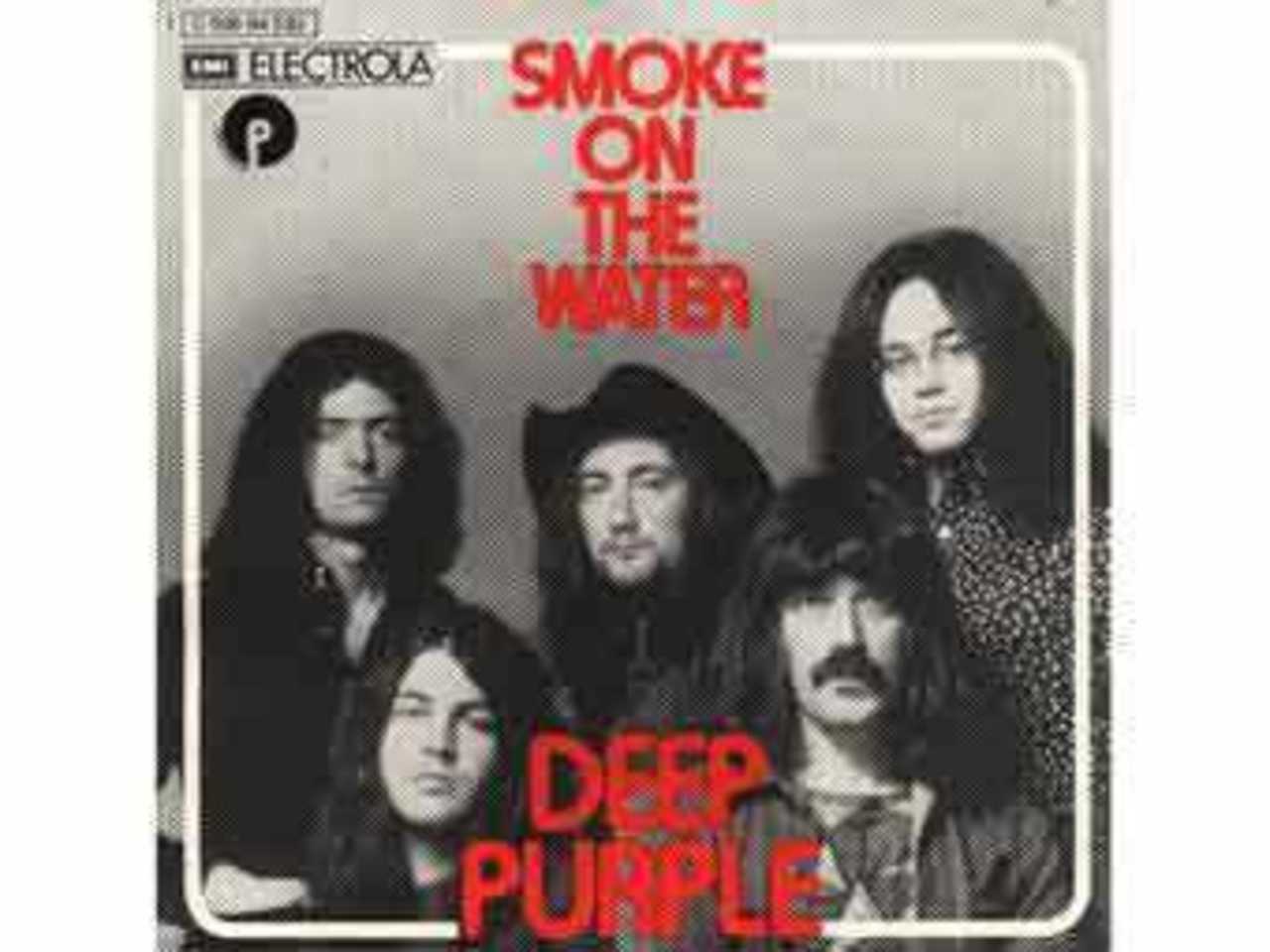 Обложка сингла "Smoke on the Water" группы Deep Purple