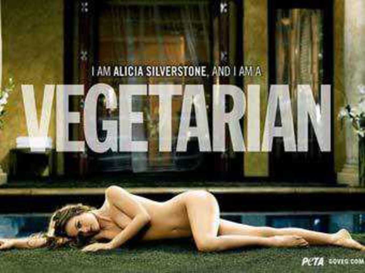 Плакат PETA, призывающий к вегетарианству. Иллюстрация с сайта организации
