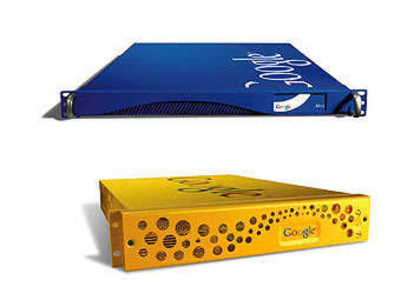 Сервера Google Mini и Google Appliance. Фото пресс-службы Google