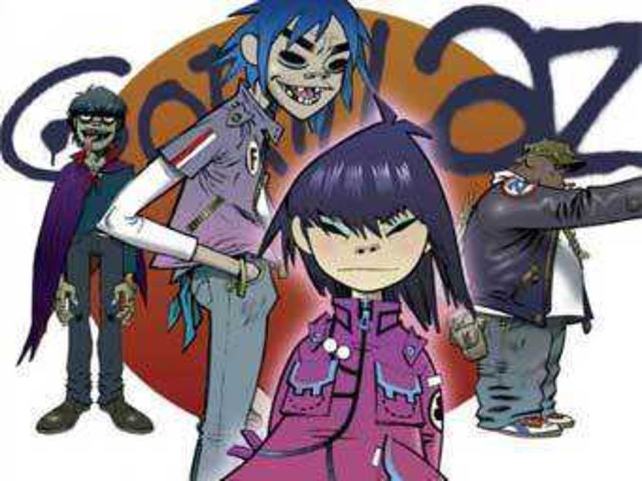Gorillaz. Иллюстрация с сайта группы