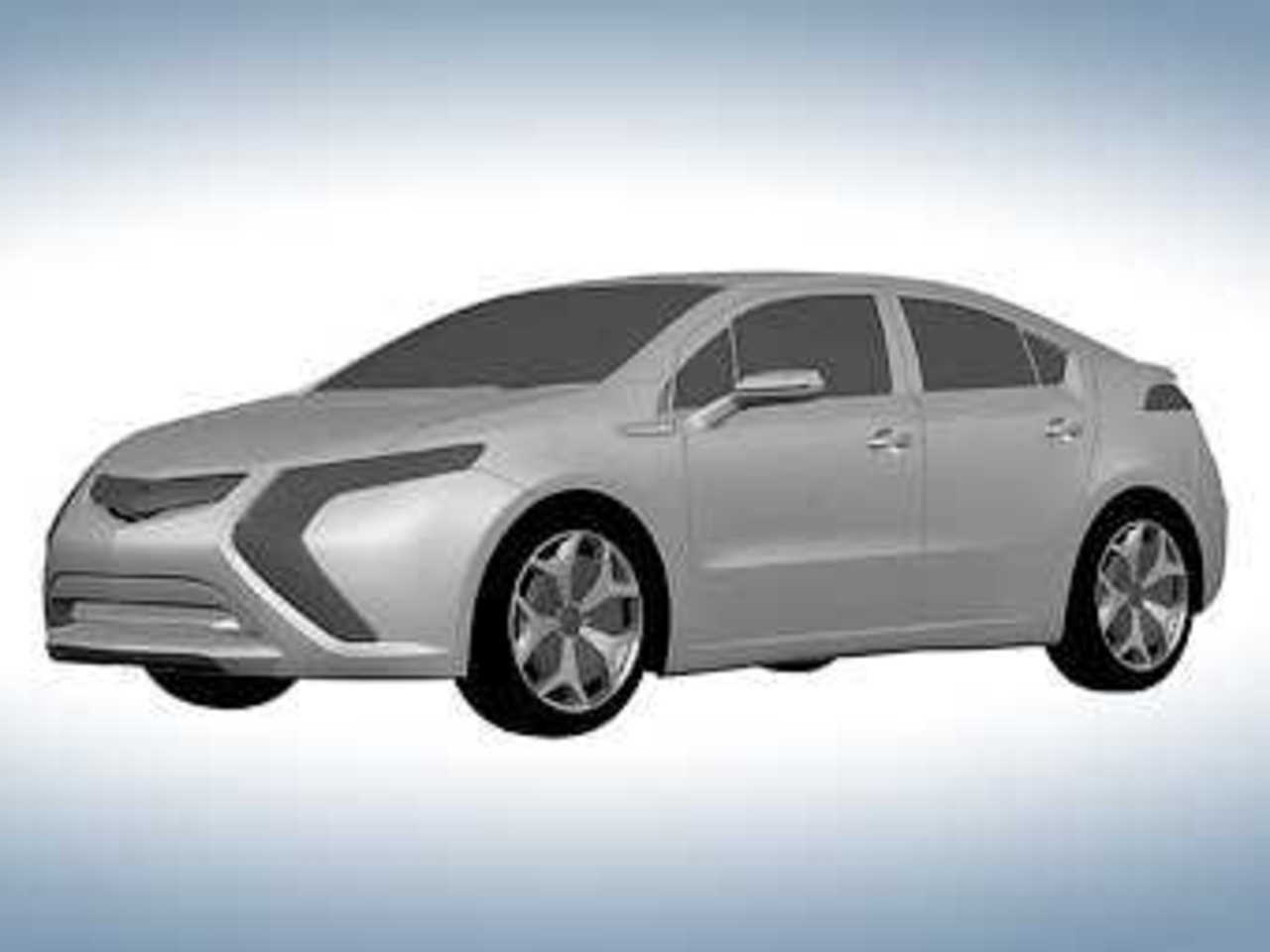 Opel Ampera. Иллюстрации с сайта carscoop.blogspot.com