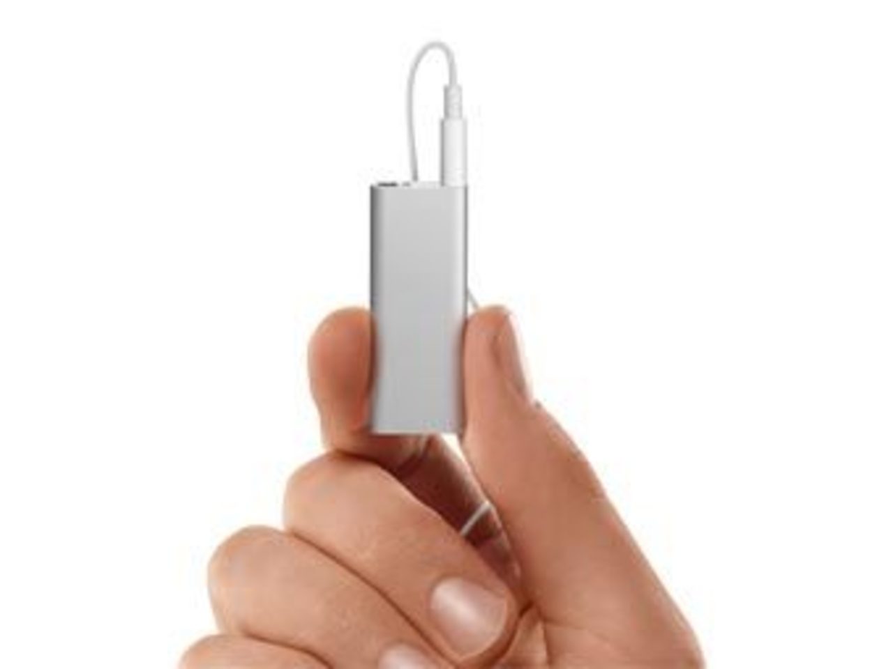 Новый iPod shuffle, изображение с сайта Apple
