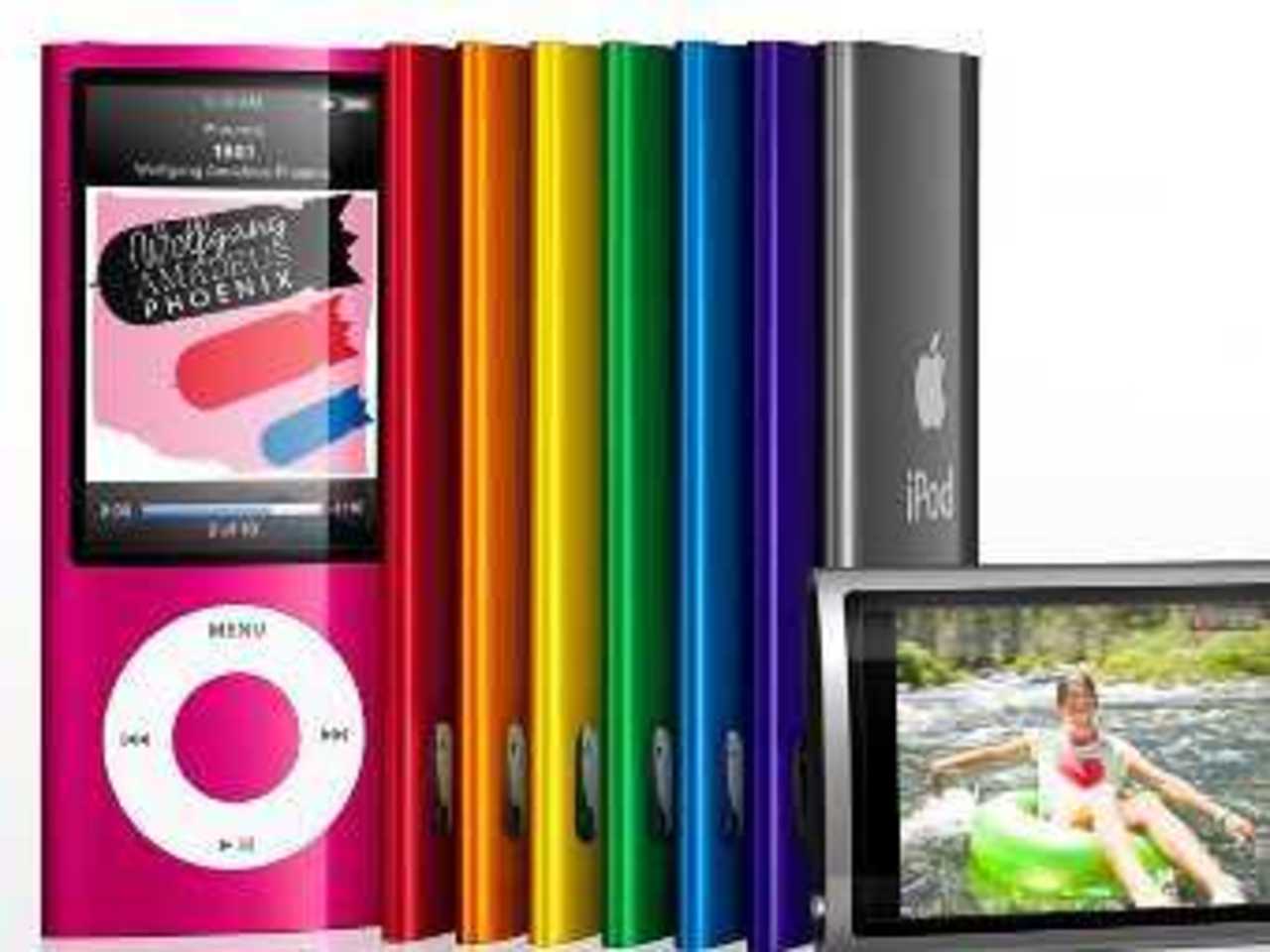 Новые iPod nano с видеокамерами