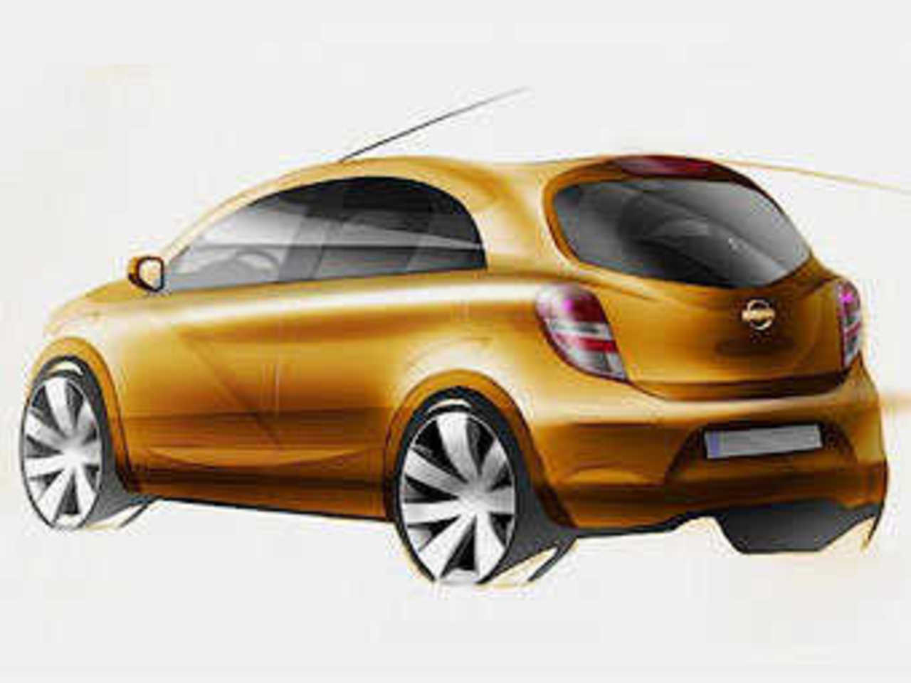 Новая Nissan Micra. Иллюстрация Nissan