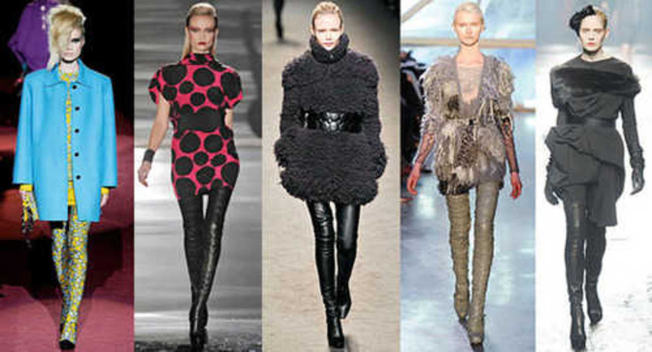 Marc Jacobs, Gucci, Stella McCartney, Rodarte, Lanvin Источники фото: Style.com, scienceblogs.com, fashionising.com