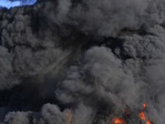 Пожар на свалке (Ругели, Даугавпилс)