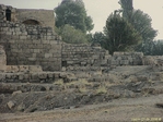 Развалины крепости в Палестине времён царя Давида