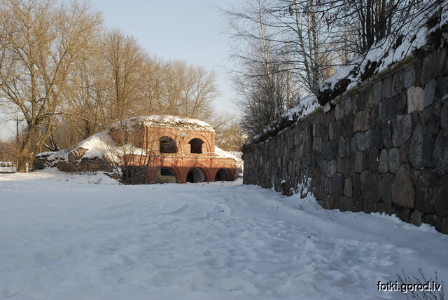 Крепость в снегу