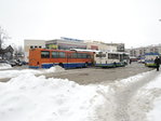 Автовокзал в снегу