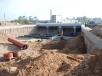 Строительство путепровода (октябрь 2010)