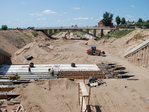 Строительство путепровода (июнь 2011)