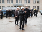 Торжественное начало реконструкции здания для полиции (21.10.2011)